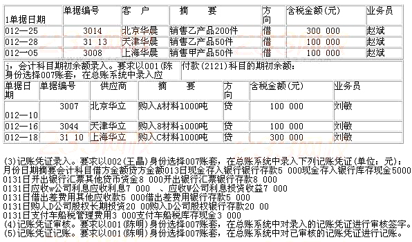 2011年湖南会计从业电算化真题