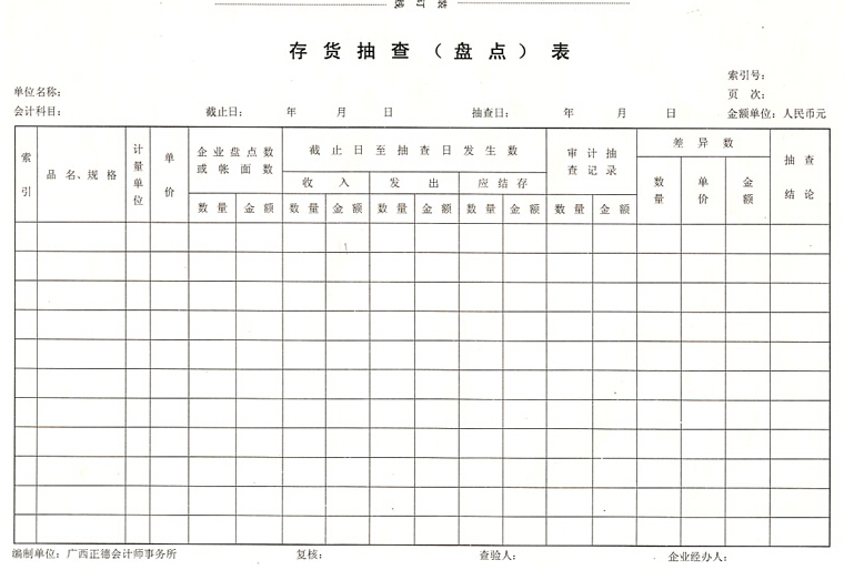 小企业存货盘点方法有哪些