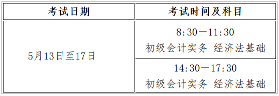 河南安阳发布2023初级会计考试报名简章