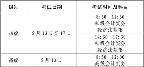 四川雅安发布2023初级会计考试报名简章