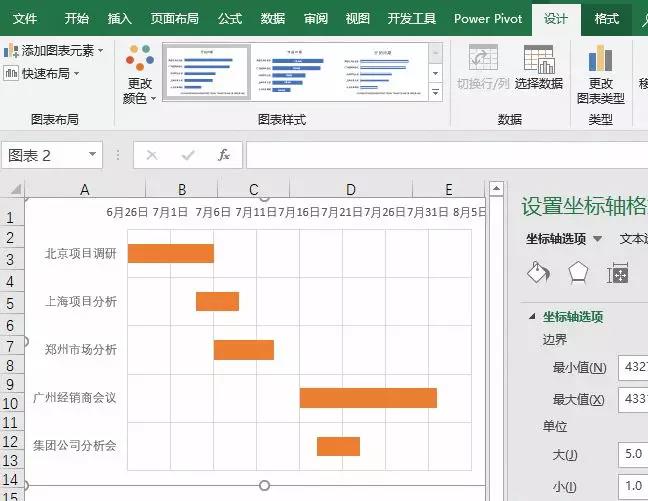 excel项目管理甘特图制作教程