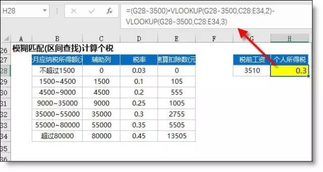 vlookup函数使用大全