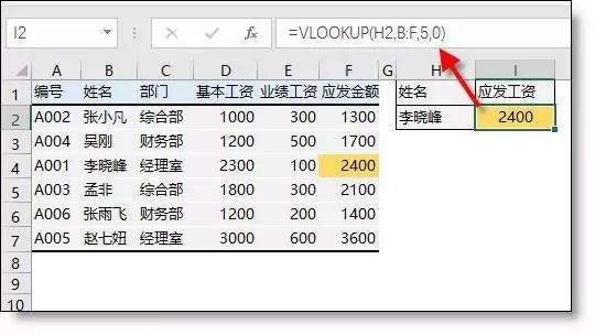 excel中查找函数汇总