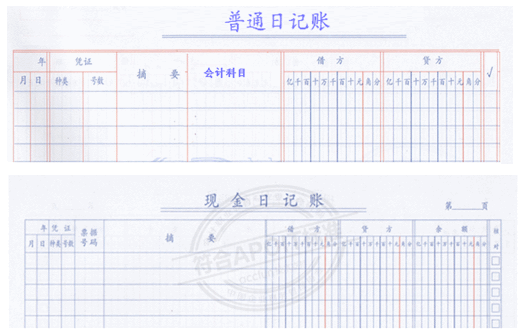 会计账簿的分类图